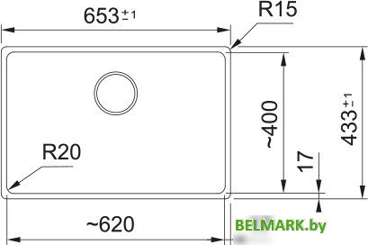 Кухонная мойка Franke Maris MRG 110-62 125.0687.257 (оникс) - фото2
