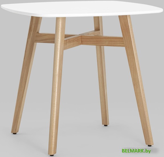 Кухонный стол Stool Group Target 80x80 SL-691 (белый/бук) - фото