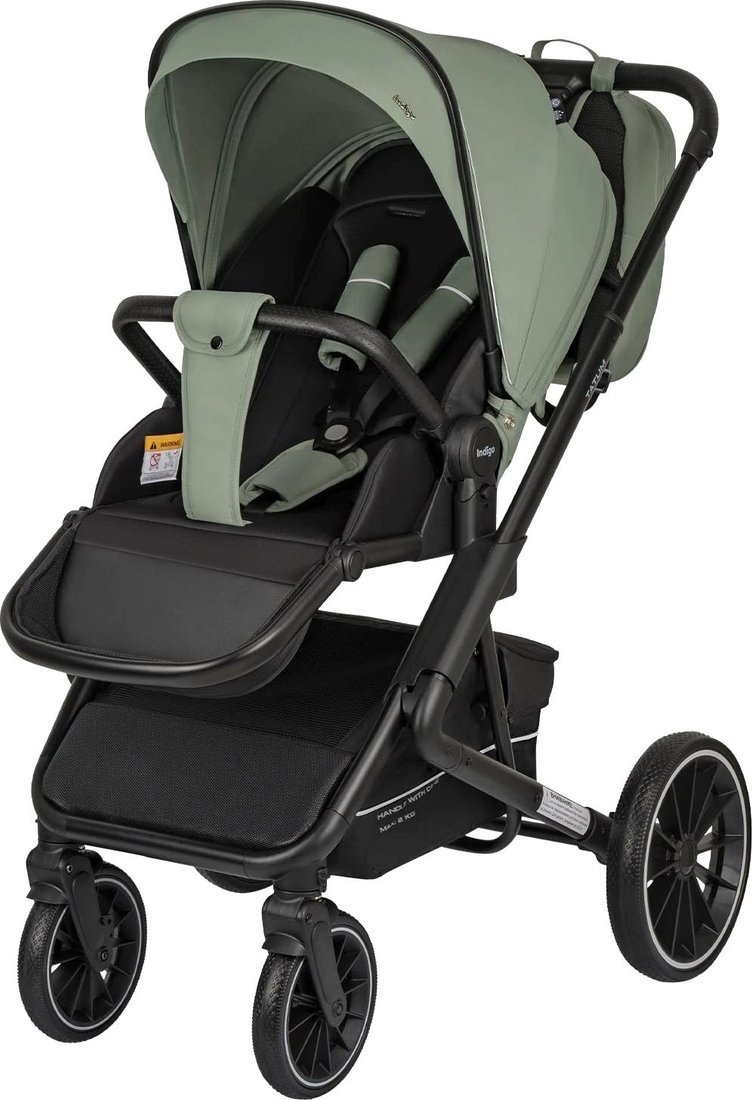 Коляска прогулочная «книга» Indigo Tatum (зеленый) - фото