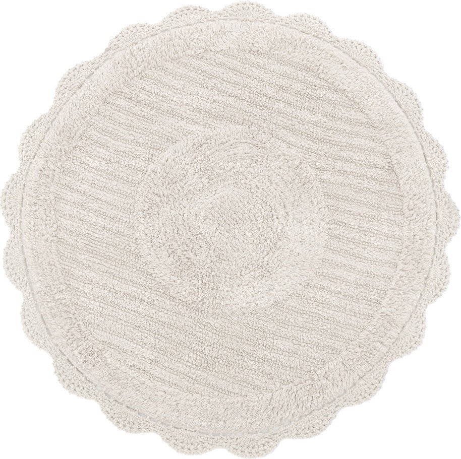 Набор ковриков Sofi De MarkO Laura Кружевной 75x75 КВ-ЛА-4-75х75 (кремовый) - фото