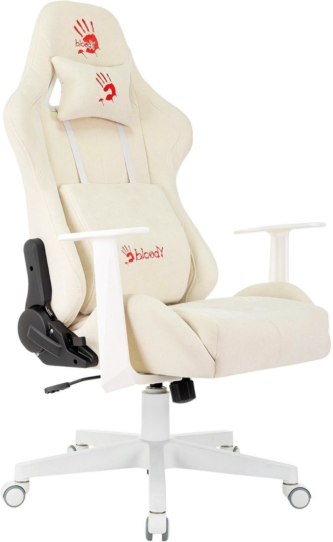 Игровое (геймерское) кресло A4Tech Bloody GC-570 (белый) - фото
