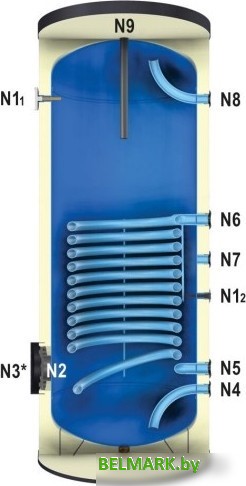 Бойлер косвенного нагрева Huch EnTEC TBA200 (с изоляцией) - фото2