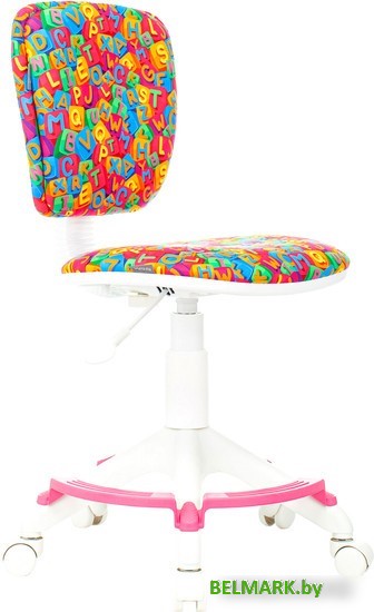 Компьютерное кресло Бюрократ CH-W204/F (алфавит/пластик белый) - фото