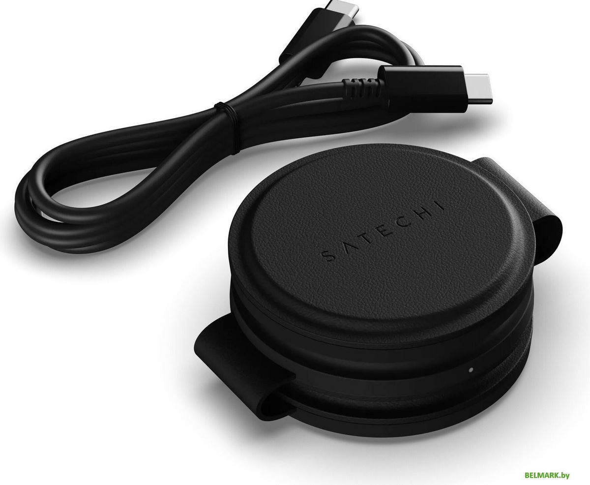Беспроводное зарядное Satechi OntheGo 3-in-1 Charger ST-QTG31K (черный) - фото2