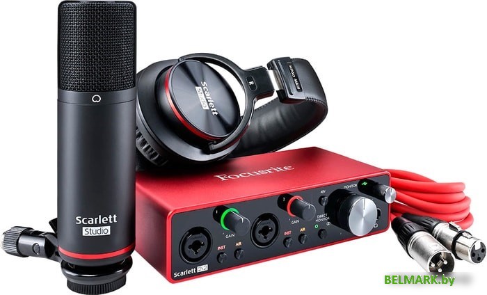 Аудиоинтерфейс Focusrite Scarlett 2i2 Studio (3-е поколение) - фото