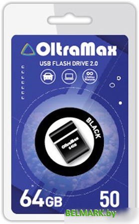 USB Flash Oltramax 50 64GB (черный) - фото