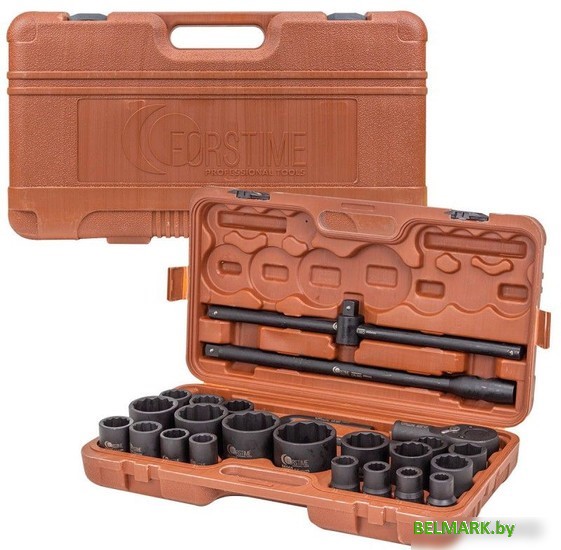 Набор трещотка с головками Forstime FT-68262-9MPB (26 предметов) - фото2