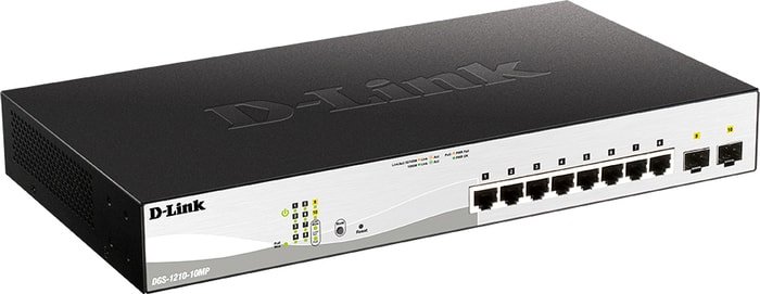 Управляемый коммутатор 2-го уровня D-Link DGS-1210-10MP/F3A - фото2