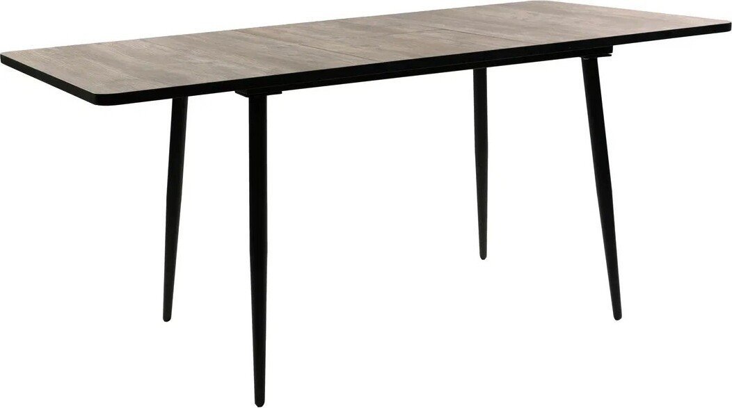 Кухонный стол ВВР Миллер (Миллер сосна пандероса/черный №2, Пластик 120-160/80) - фото