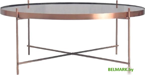 Журнальный столик Bergenson Bjorn Josen TAI-JS-TBL-MTMR-PNK-84 (розовый/медный) - фото