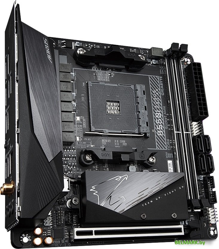 Материнская плата Gigabyte B550I Aorus Pro AX (rev. 1.0) - фото2