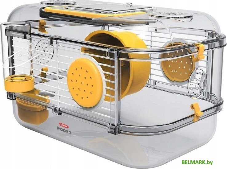 Клетка Zolux Rody 3 Mini 206012 (ярко-желтый) - фото