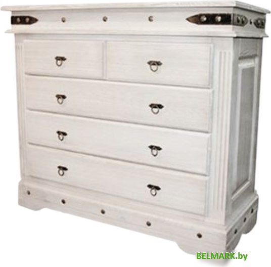 Комод ФанДОК Викинг 03 Ф-181.08 (белый воск) - фото