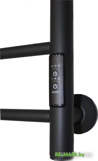 Полотенцесушитель Маргроид Ferrum Вид 10 СНШ 80x50 Черный матовый, скрытого монтажа, таймер справа - фото2