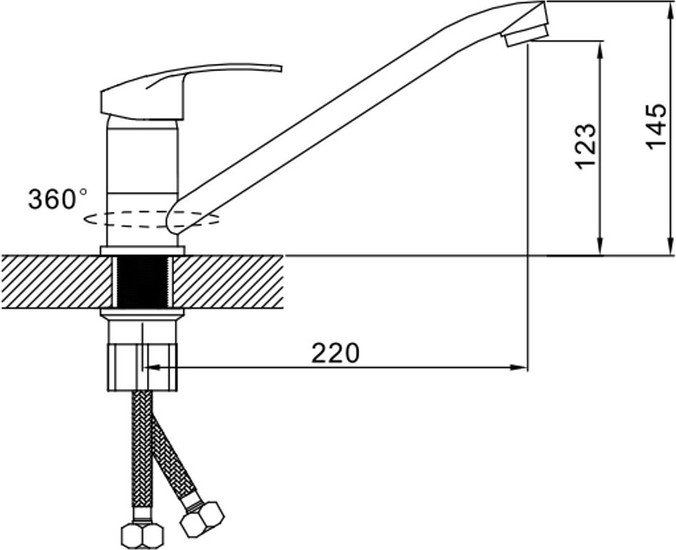 Смеситель Эверест B49-024 - фото2