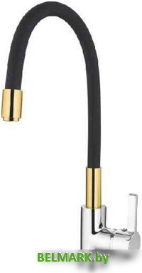 Смеситель Ledeme H98 L4898-10 (черный/хром/золотой) - фото