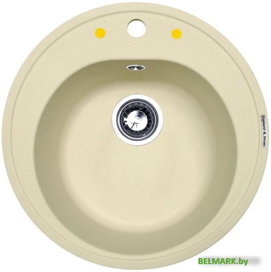 Кухонная мойка Zigmund & Shtain Kreis 505 (молодое шампанское) - фото