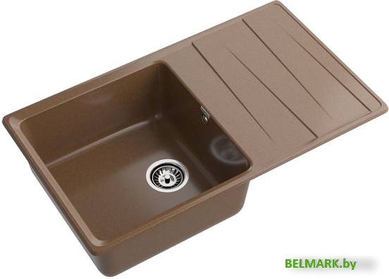 Кухонная мойка GranFest GF-LV-860L (терракот) - фото