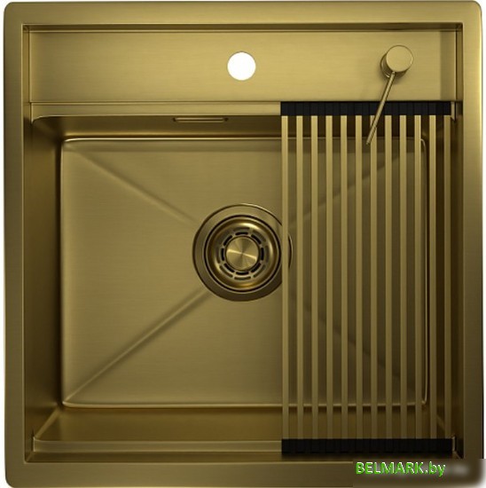 Кухонная мойка Granula GR-5051 (золото сатин) - фото