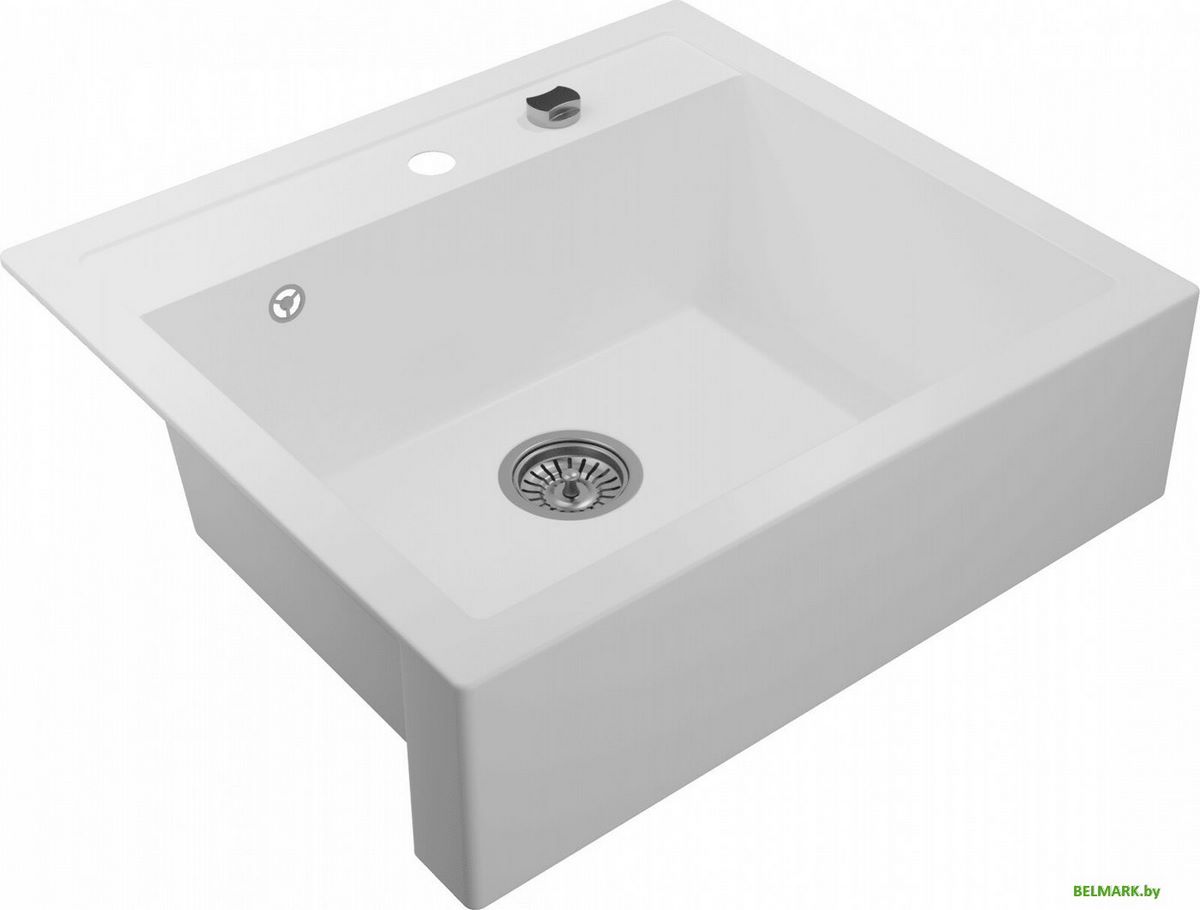 Кухонная мойка Kernau KGS I 60 1B Retro Pure White - фото2