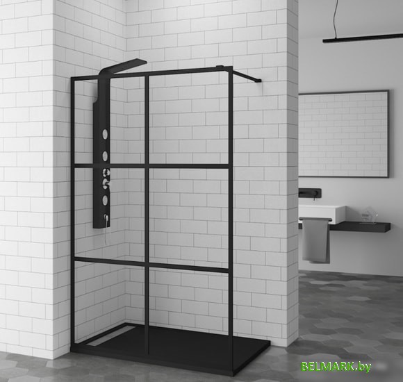 Душевая стенка RGW WA-11-B 110 см (прозрачное) - фото