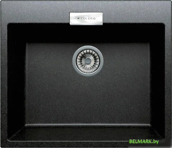 Кухонная мойка Polygran Tolero 580 (черный) - фото