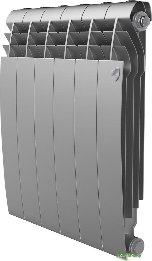 Биметаллический радиатор Royal Thermo Biliner B 500 Серебристый - 6 секций - фото