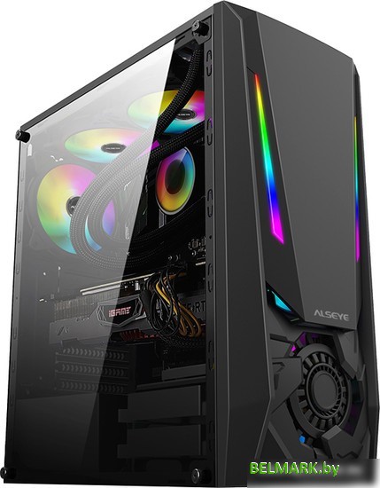 Корпус ALSEYE Reactor (черный) - фото