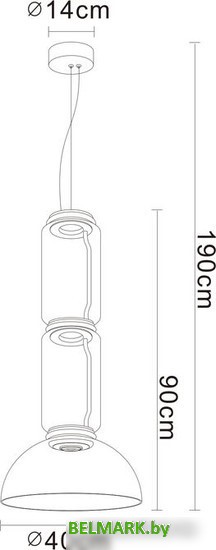 Подвесная люстра Divinare Trumpet 1242/06 SP-24 - фото2