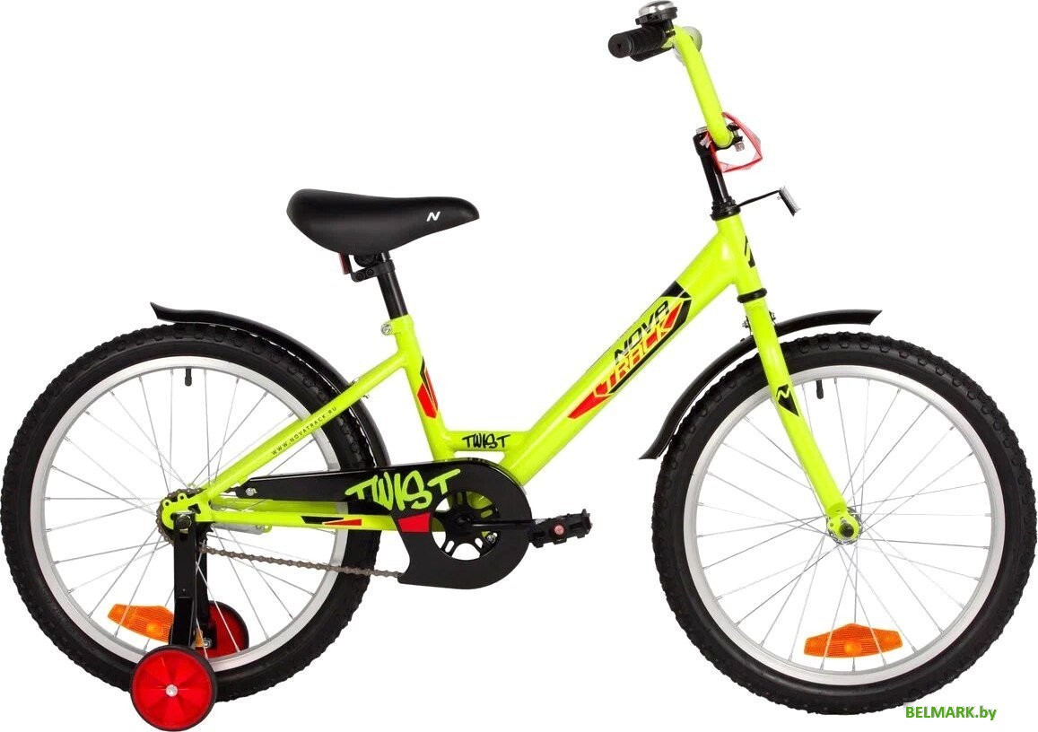 Детский велосипед Novatrack Twist 20 201TWIST.GN5 (зеленый) - фото