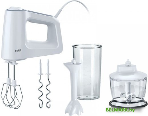 Миксер Braun MultiMix 3 HM 3137 WH - фото