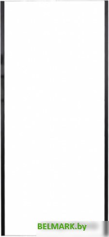 Душевая стенка Rea Rapid 90 (черный/прозрачное стекло) - фото