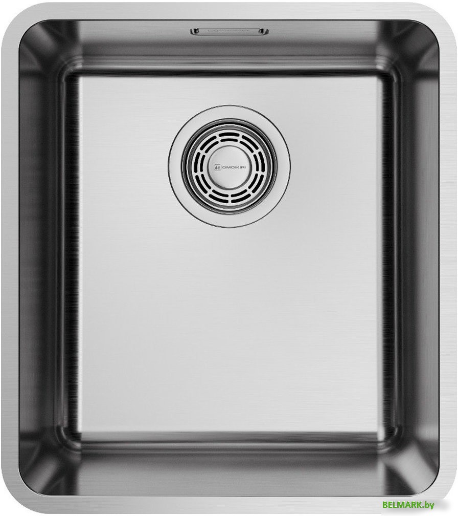 Кухонная мойка Omoikiri Omi 37-U/I-IN Ultra (нержавеющая сталь) - фото
