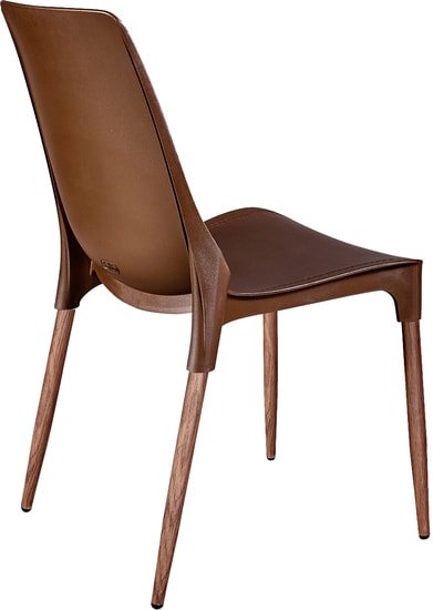 Стул Sheffilton SHT-S75-1 (коричневый/темный орех) - фото2