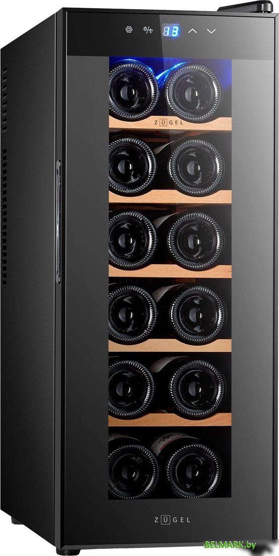 Винный шкаф ZUGEL ZTWF122B - фото