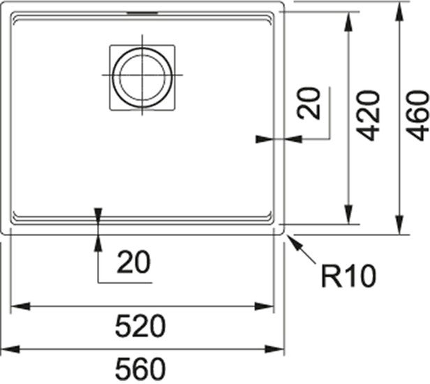 Кухонная мойка Franke Kubus 2 KNG 110-52 125.0528.614 (белый) - фото2