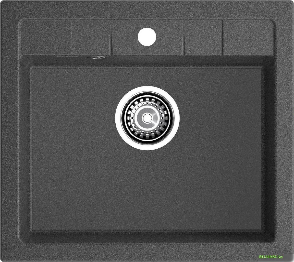 Кухонная мойка GranFest Quadro 561 (графит) - фото