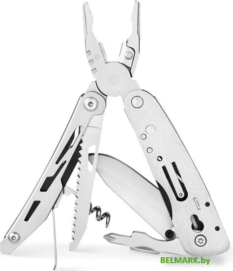 Мультитул Ganzo G304 (серебристый/черный) - фото2
