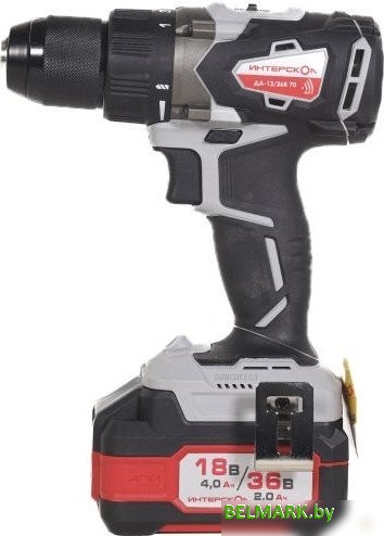Дрель-шуруповерт Интерскол ДА-13/36В 70 814.2.2.70 (с 2-мя АКБ, кейс) - фото2
