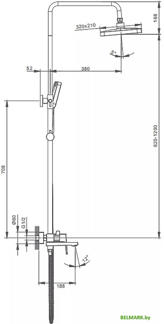 Душевая система Splenka S01.24.09 - фото2