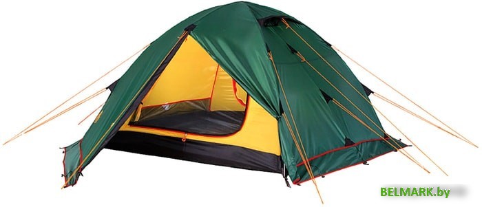 Треккинговая палатка AlexikA Rondo 3 Plus Fib (зеленый) - фото