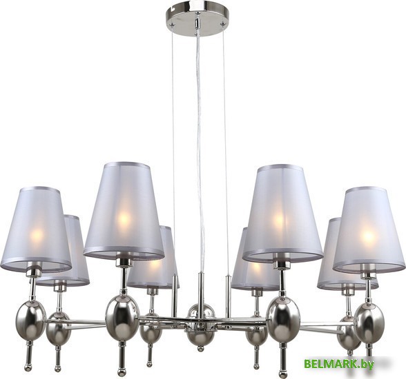 Подвесная люстра Escada Elegy 2106/8S E14*40W Nickel - фото