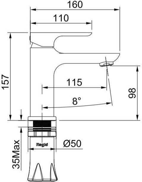 Смеситель Raglo R03.10 - фото2
