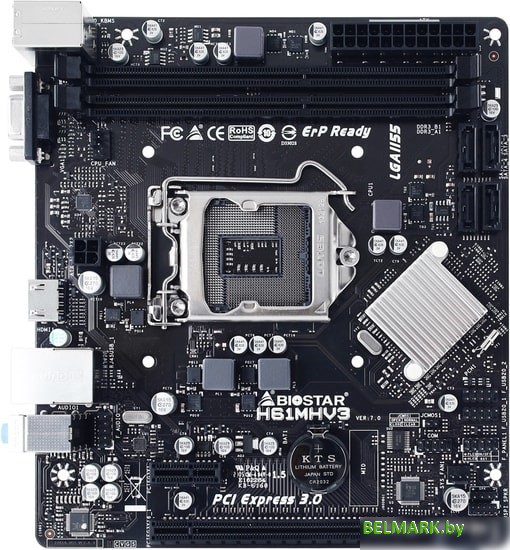 Материнская плата BIOSTAR H61MHV3 Ver. 7.0 - фото