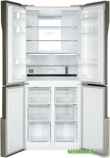 Четырёхдверный холодильник Hansa FY418.3DFXC - фото2