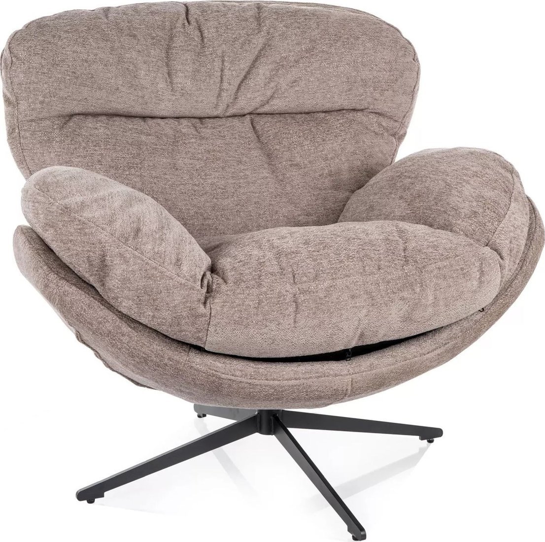 Интерьерное кресло Signal Florence Raven (темно-бежевый/черный) - фото