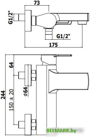 Смеситель Paffoni Ringo-West RIN023NO - фото2