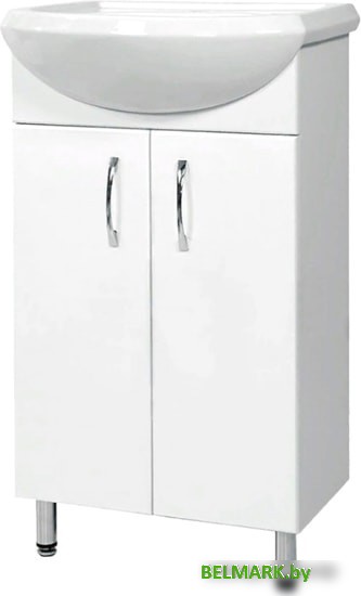Tivoli Тумба Сити 45 462243 под умывальник Уют 45 (белый) - фото