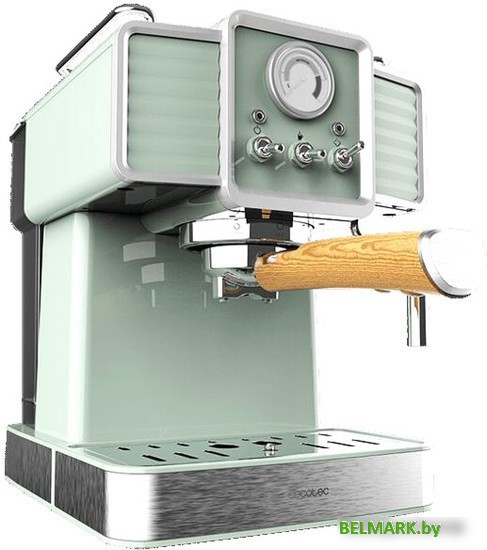 Рожковая помповая кофеварка Cecotec Power Espresso 20 Tradizionale Light Green - фото2