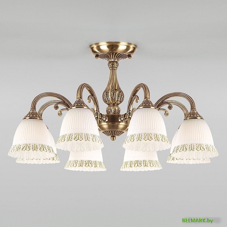 Люстра средней высоты Евросвет Campina 60107/8 античная бронза - фото